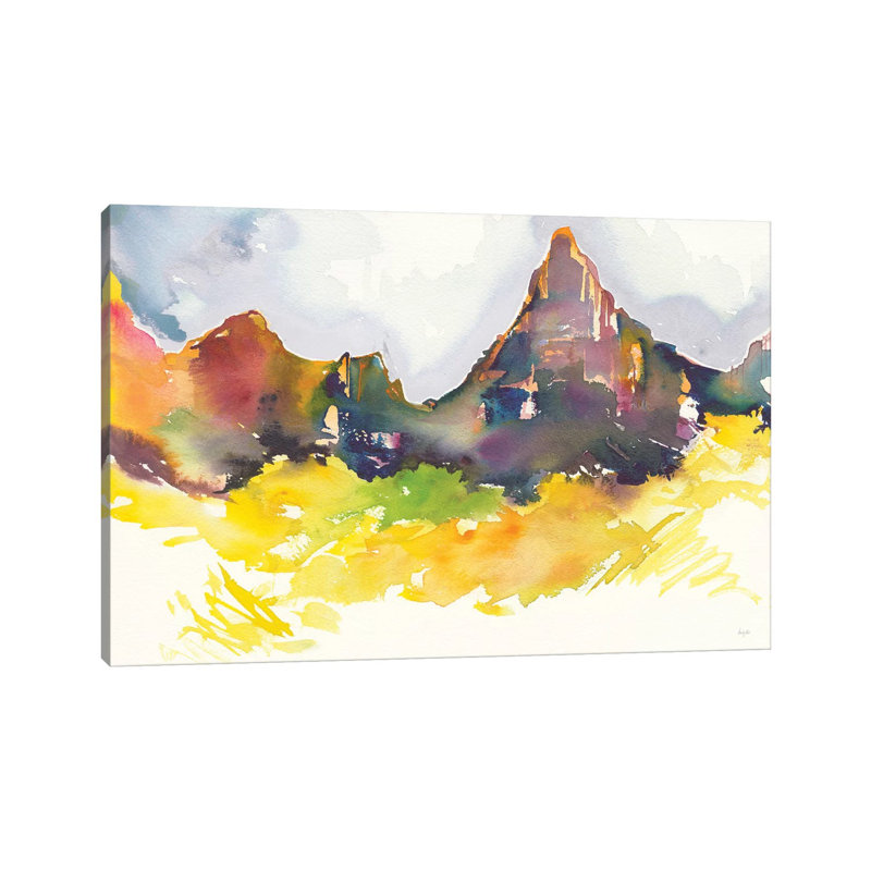 Western Slope by Kristy Rice - Painting on Canvas, 45.72cm H x 66.04cm W x 3.81cm D, Wrapped Canvas