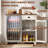41.7 Inch Kitchen Island with Mini Fridge Space and Built-in Power Outlet Coffee Bar Cabinet-278124527-278124512