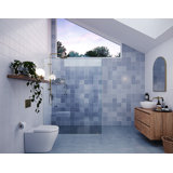 Vela 55 in. x 78 in. Fully Frameless Single Fixed Shower Panel