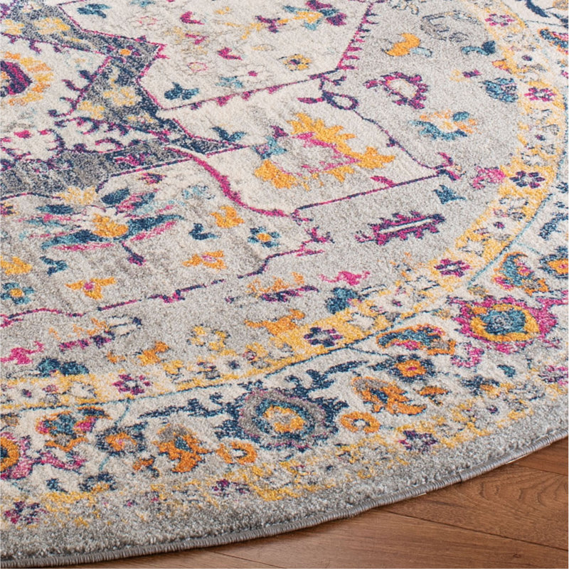 Balaton Performance Oriental Rug, Round 6'7"