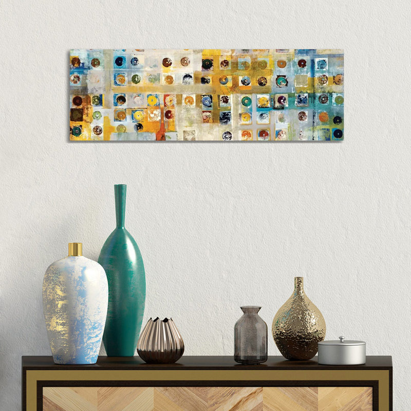 Continuum by Jill Martin - Wrapped Canvas Panoramic Painting, 30.48 cm H x 91.44 cm W x 1.91 cm D