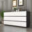 Commode double à neuf tiroirs