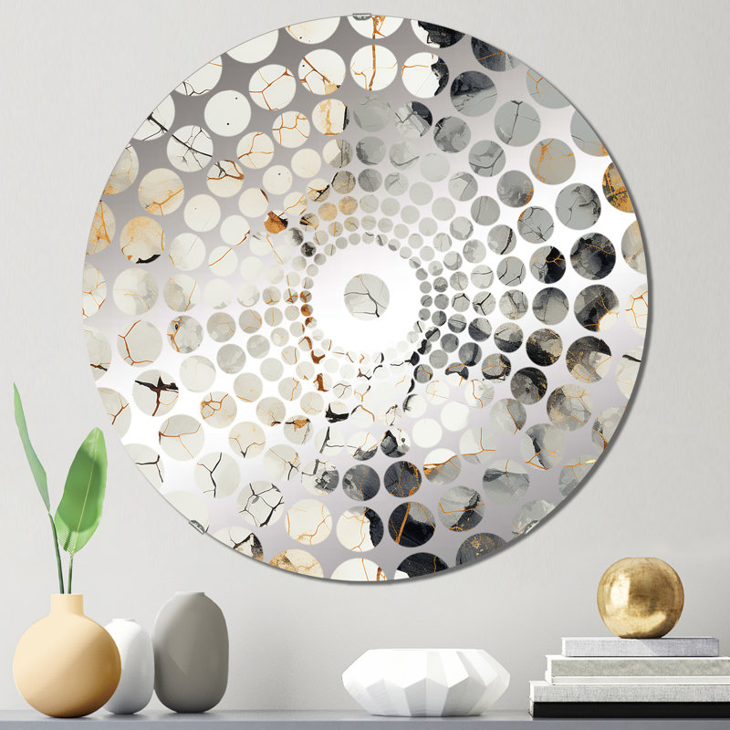 Elgin - Miroir décoratif à cercles concentriques, 23,6 po x 23,6 po