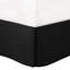 Ensemble d'édredon pour lit simple et de draps 7 pièces bleu sarcelle / noir - microfibre lavable à la machine