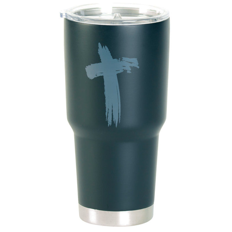 Gobelet enraciné dans le Christ noir 30 oz