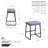 Ebern Designs Selma Bar Stools Set of 2, PU Leather, Iron Legs-1697485664-1676733198