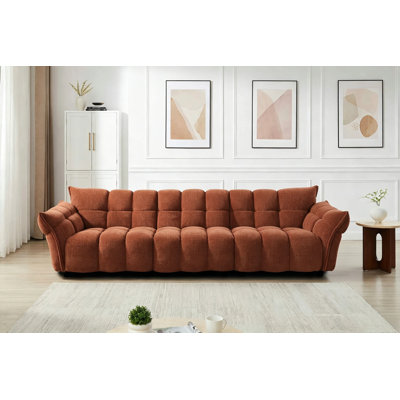 93.7" W Upholstered Modular Sofa