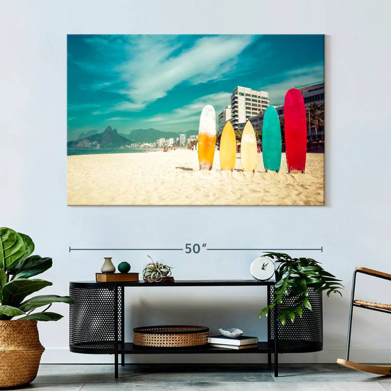 Senne Surfboards, 34" H x 51" W