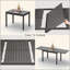 Table de salle à manger extensible pour l'extérieur-126090371-126090372