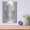 Art mural luxueux «Hamsa 1 Silver» par Courtney Prahl, 12 po x 16 po