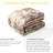 Asher Contemporary Abstract Washable Brown Area Rug with Non-Slip Backing-508284871