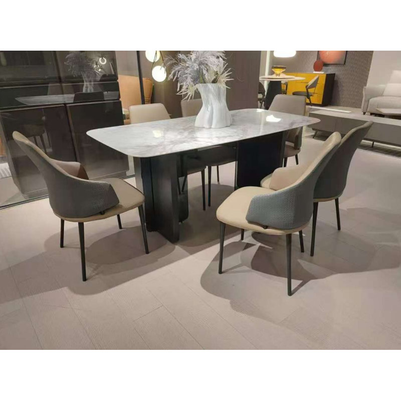Rectangular Dining table with marble