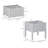 2-Piece Raised Garden Bed with Legs-1033501719
