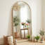 Miroir de plancher surdimensionné avec support et miroir mural-40717781-45875826