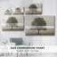 Toile tendue I-Gallery « Arbres dans la brume »-1244557125
