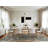 Machine Washable Botanical Gray Area Rug-2083093966
