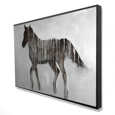 " Gambading Abstract Horse "