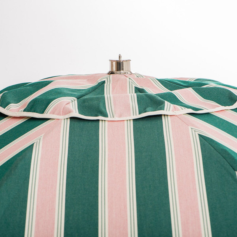 Club 79'' W Umbrella, Pink/Green/White Striped