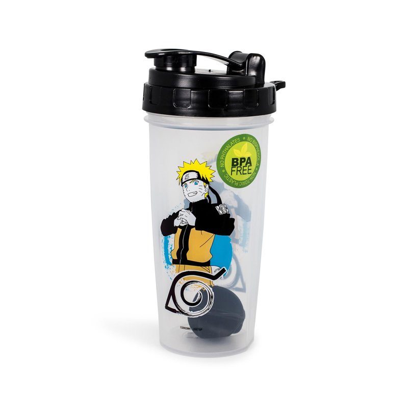 Bouteille en plastique Naruto Shippuden | Peut contenir 20 onces