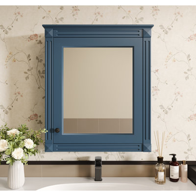 Armoire de rangement murale 24 po x 27 po avec miroir et armoire à pharmacie