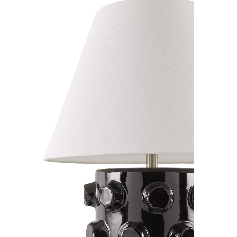 Lampe de table Lousine, Noir, noir, noir, noir