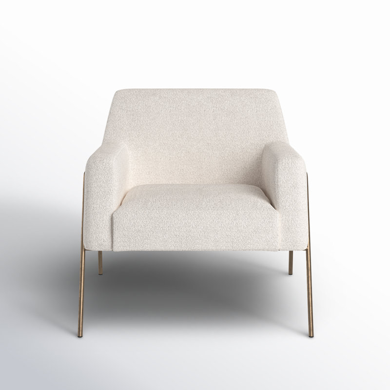 Cybil Armchair, Cream Performance Basketweave