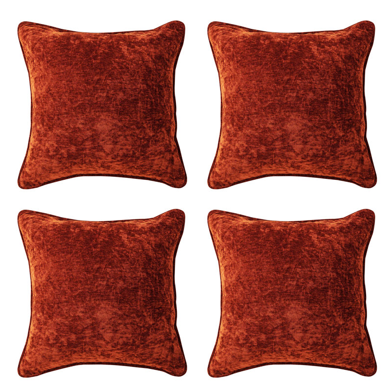 Avionna Square Cushion, Terracotta