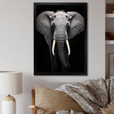 «Kyion Elephant Tusked Elegance», reproduction sur toile