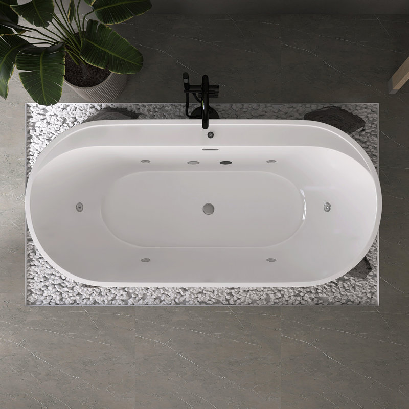 x 31.5'' Whirlpool Acrylic Bathtub