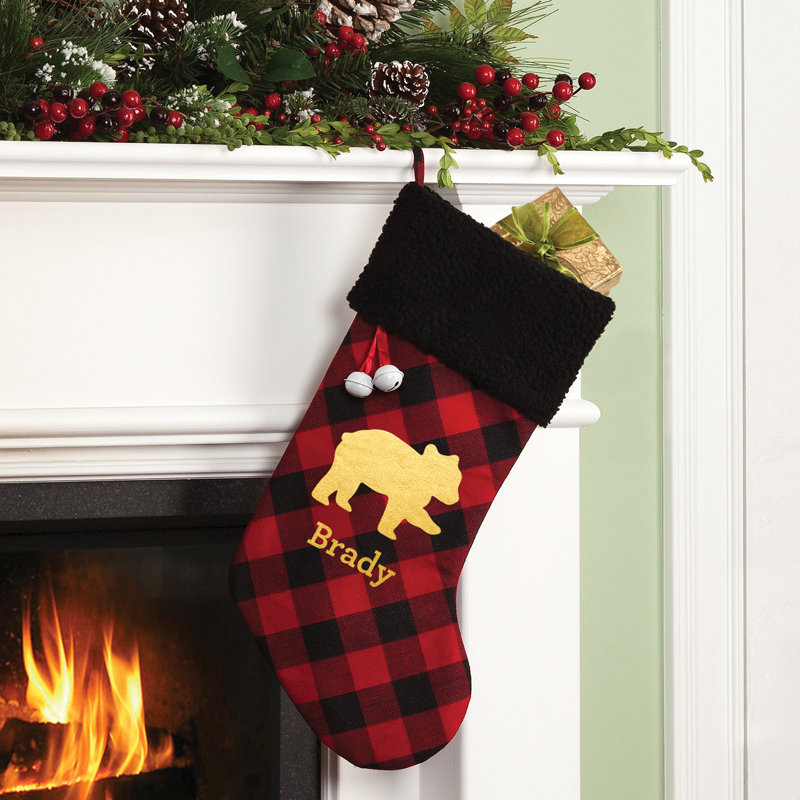 Chaussette personnalisable bébé ours Buffalo, Oui