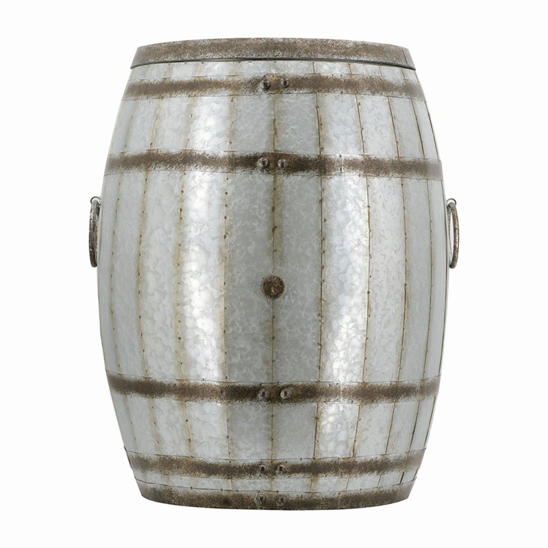22.5x22.5x26" Drum Side Table