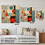 «Serendipity Abstract Mid-Century Geometrics I», art mural abstrait en acrylique de style Mid-Century pour le salon-155341299