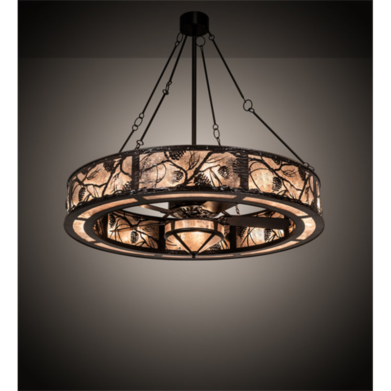 Whispering Pines Downrod Ceiling Fan