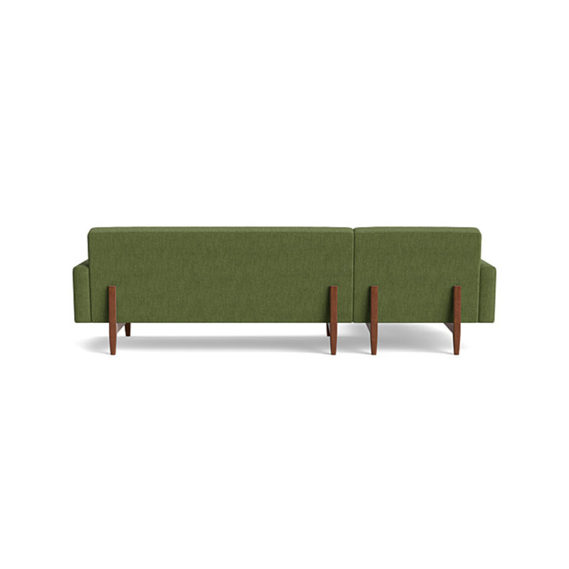 Tyler Chaise Sectional, Performance Weave - Basil, Left Hand Facing