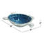 Ensemble de bols de service multicolores en aluminium
