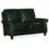 Reddish Leather Loveseat