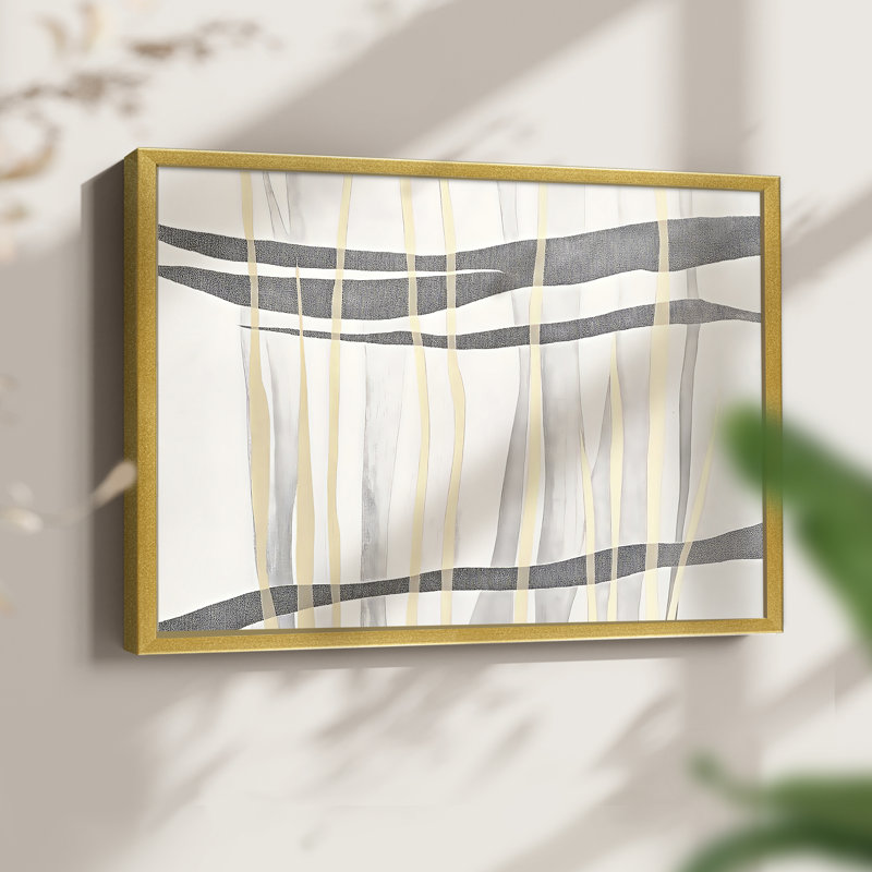 Abstrait, série Lxxxvi, reproduction encadrée, H 16 po x l 20 po