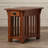 Mission Solid Wood Side Table in Medium Oak