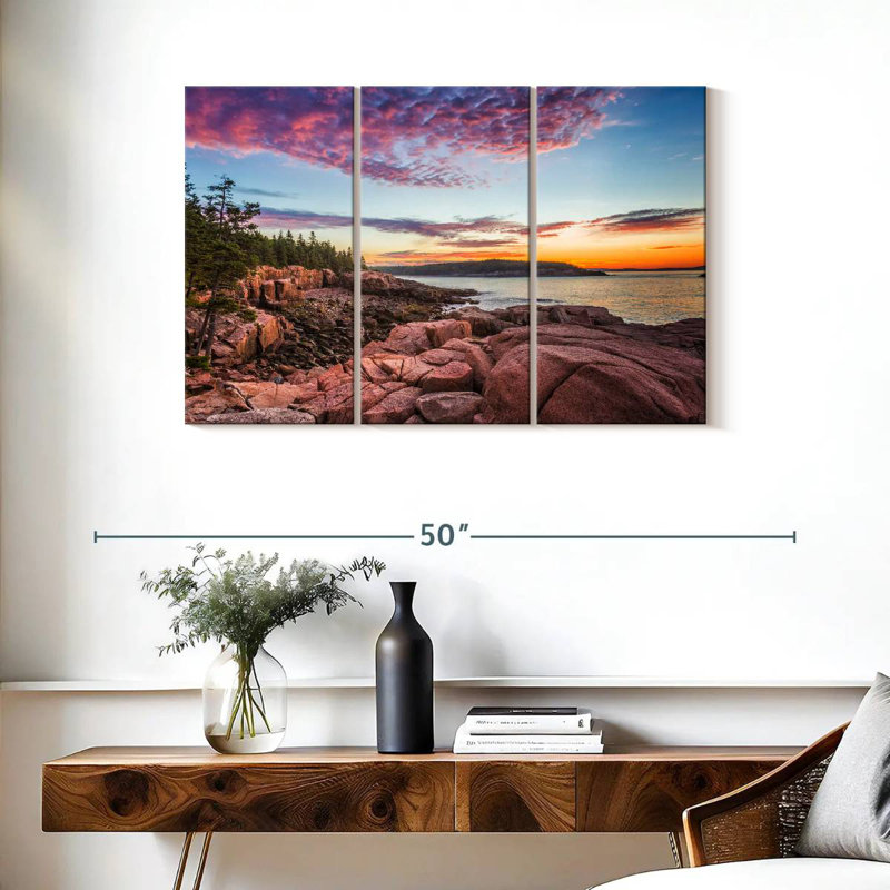 Gillard Acadia Coastal Rocky Beach, H 24 po x l 38 po