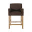 Ensemble de 2 tabourets de comptoir rembourrés de 26 pouces-1091068598-1091068596