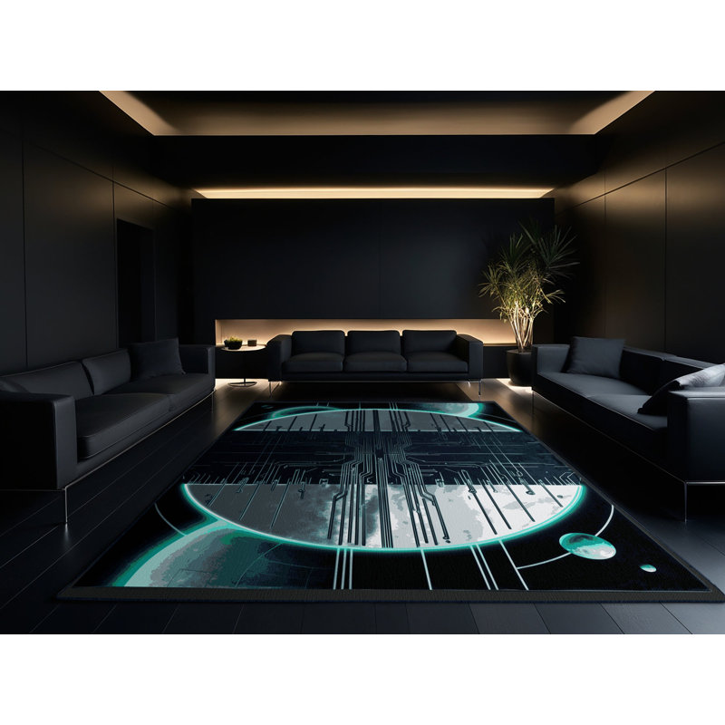 Tapis Pulsar Bloom, Rectangle de 5 pi x 8 pi