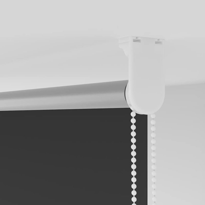 Roller Blind Blackout Fabric Polyester, 140cm W x 230cm L, Black