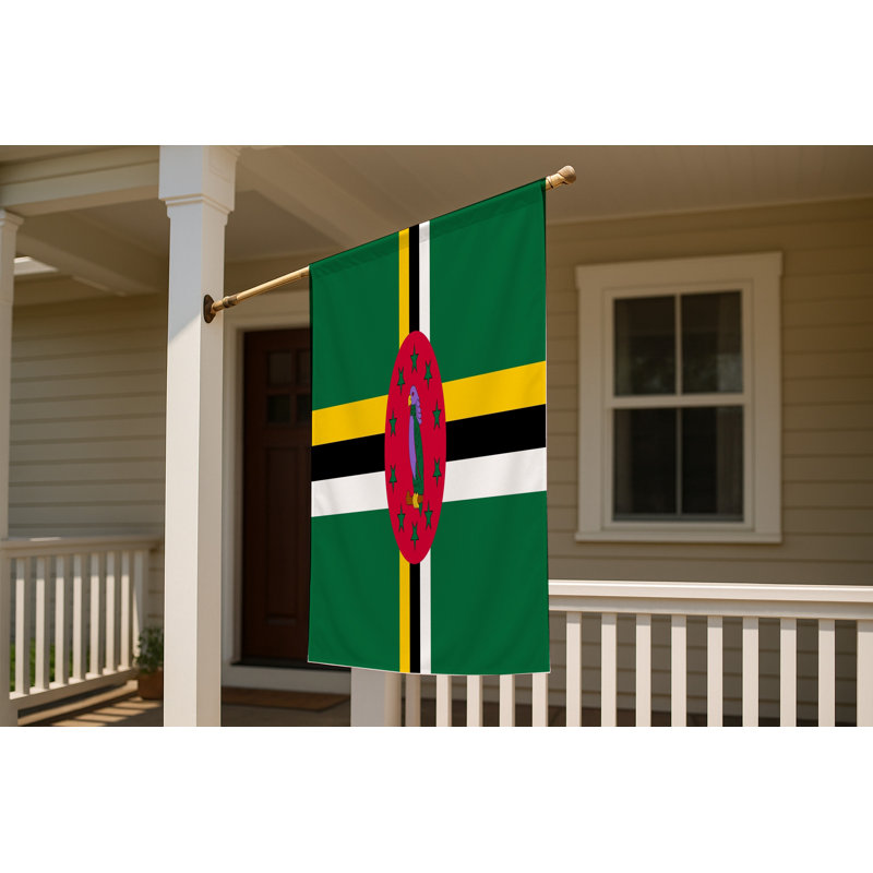 Drapeau de la Dominique - Drapeau extérieur, 24" H x 36" W