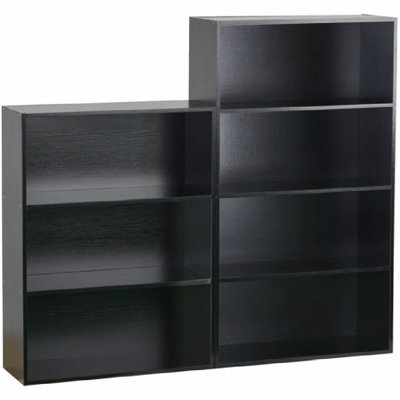 Bibliothèque à 7 tablettes - Noyer