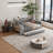 88.5" Full Size Upholstered Bed Daybed with Storage & Trundle - Velvet-1188013682