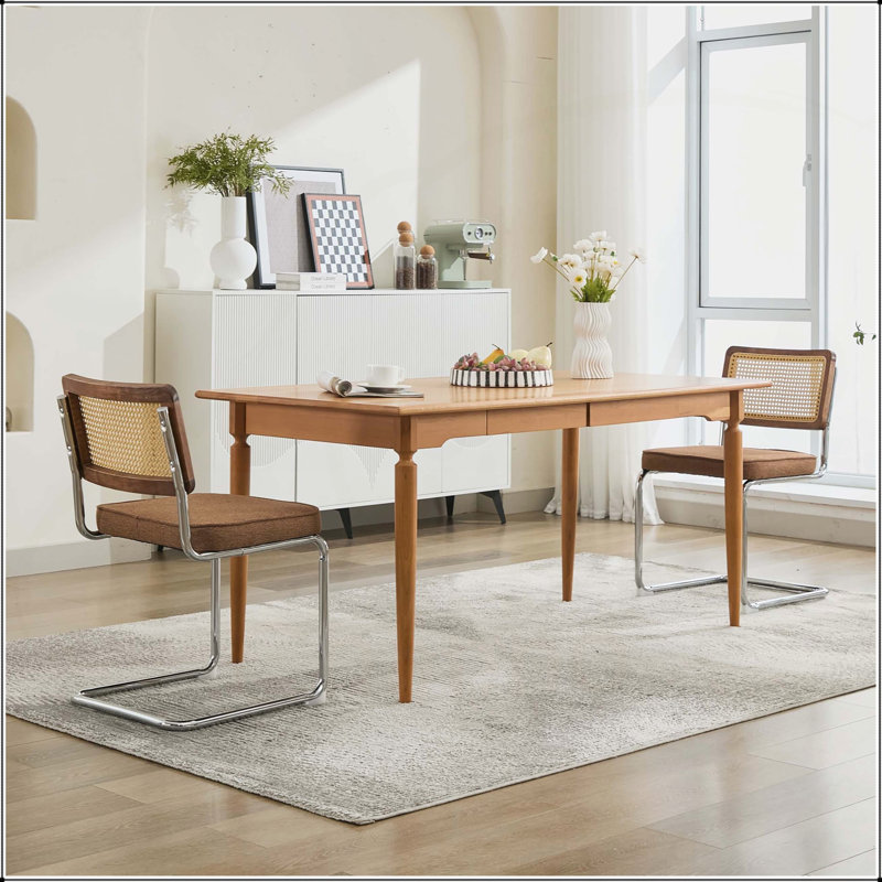 Ensemble de chaises de salle à manger Mid Century, Café