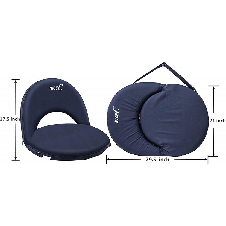 Nice C Stadium Seats, bleacher Seats with Backs and Cushion, Floor Chairs,  5 Reclining Positions, Ultralight, Foldable, Extra Thick Padding, with  Shoulder Straps & Net Pockets - NiceC