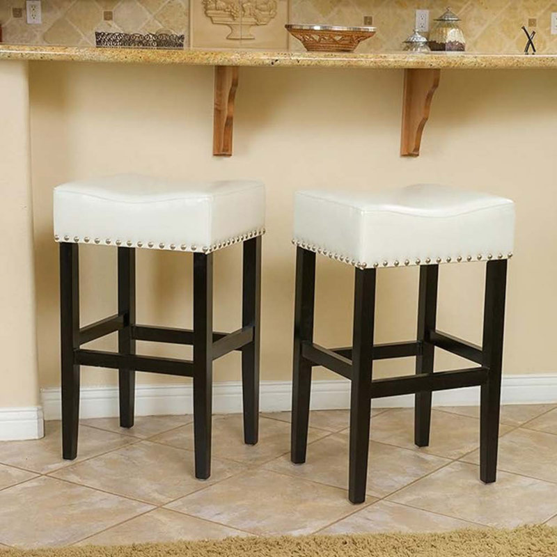 Tabouret de comptoir en similicuir