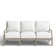 Haley Teak Outdoor Lattice Back Sofa