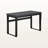 Rosie Gray Finish Height Adjustable Computer Desk in Black Metal Leg, 29.36" H X 47.09" W X 23.55" D